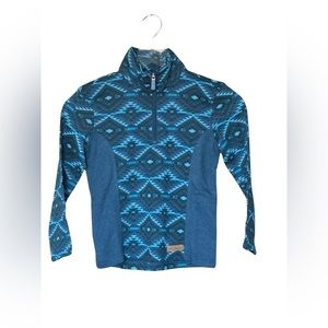 Powder River Outfitters: Aztec Knit Quarter Zip